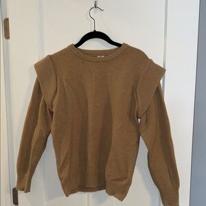 Elan Camel Knit Sweater